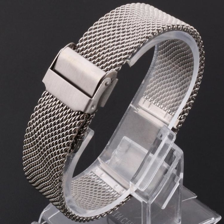 20mm-Unisex-Mesh-Steel-Watch-Band-Strap-