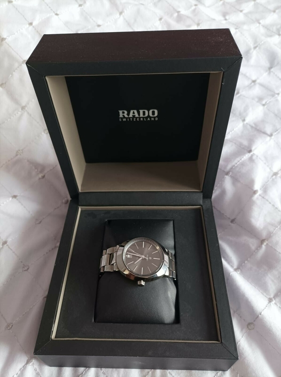 Image 11 -  GENUINE RADO D-STAR SWISS GUNMETAL CERAMIC TITANIUM CASE DATE QUARTZ WATCH 38MM