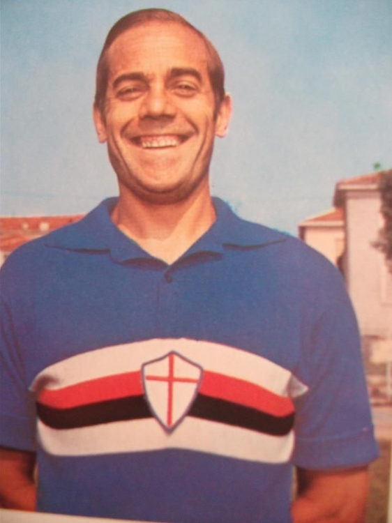 Luis Suarez of Sampdoria in 1972. | Polo ralph lauren, Mens tops, Mens polo