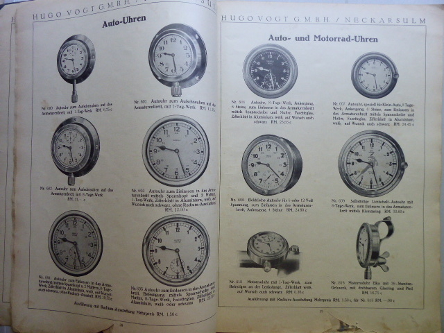 Katalog 1929. Automobil- und Motorrad-Material; Zubehör-Ausstattung;  Großhandel.
