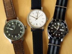 Laco Flieger, Stowa Antea, Seiko SKX031 
