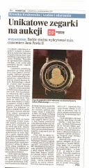 Aukcja Charytatywna Zegarków w Dzienniku Polskim #1