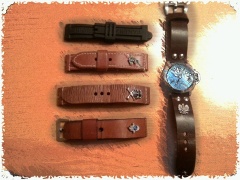 kilka własnoręcznie wykonanych pasków