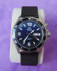 Orient Blue Mako + czarny mesh