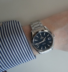 Omega Semaster Aqua Terra 150m, 41,5 mm, blue dial