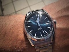 Omega Semaster Aqua Terra w słońcu