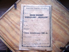 Pieszycki chodzik wahadłowy  10 / 1958  "MEDALION"