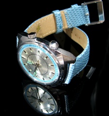 Poljot budzik niebieski5