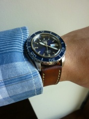 Seiko 5 snzh 53 pasek hand made by Bartek