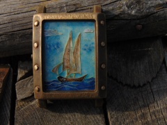 "Omega" enamel cloisonne watch dials.