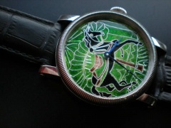 Carousels Horse emaille cloisonné zifferblatt