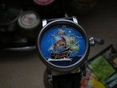 Santa Maria enamel watch dial.