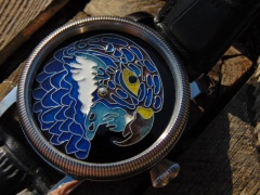 "Eagle"  - enamel cloisonne dial.