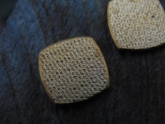 Spinki giloszowane - brass