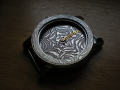 Damast - tarcza grawerowana kwasem