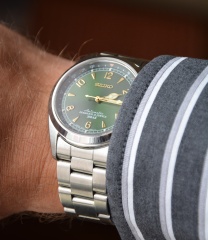 Seiko SARB017 na bransolecie dedykowanej do Rolexa Explorera