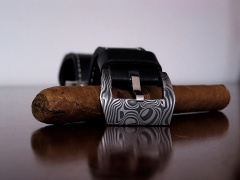 Klamra 24mm z damastu nierdzewnego