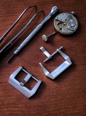 Tytanowe klamry 24mm