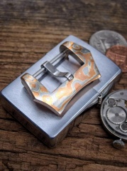 Klamra z mokume gane