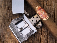 Klamra pre-v (stainless damascus steel)