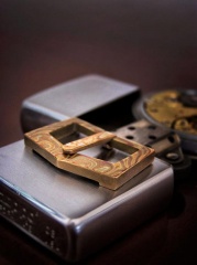 Klamra z mokume gane