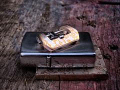 Klamra z mokume gane