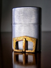 Klamra z mokume gane