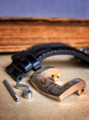 Klamra z mokume gane