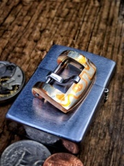 Klamra z mokume gane