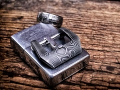 Klamra z damastu nierdzewnego 22mm