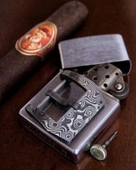 Klamra 22mm ze wzorem "Raindrops"