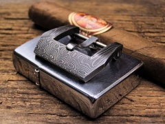 Klamra pre-v (stainless damascus steel)