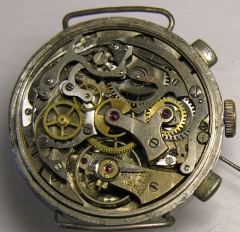 chronograf werk przed naprawa