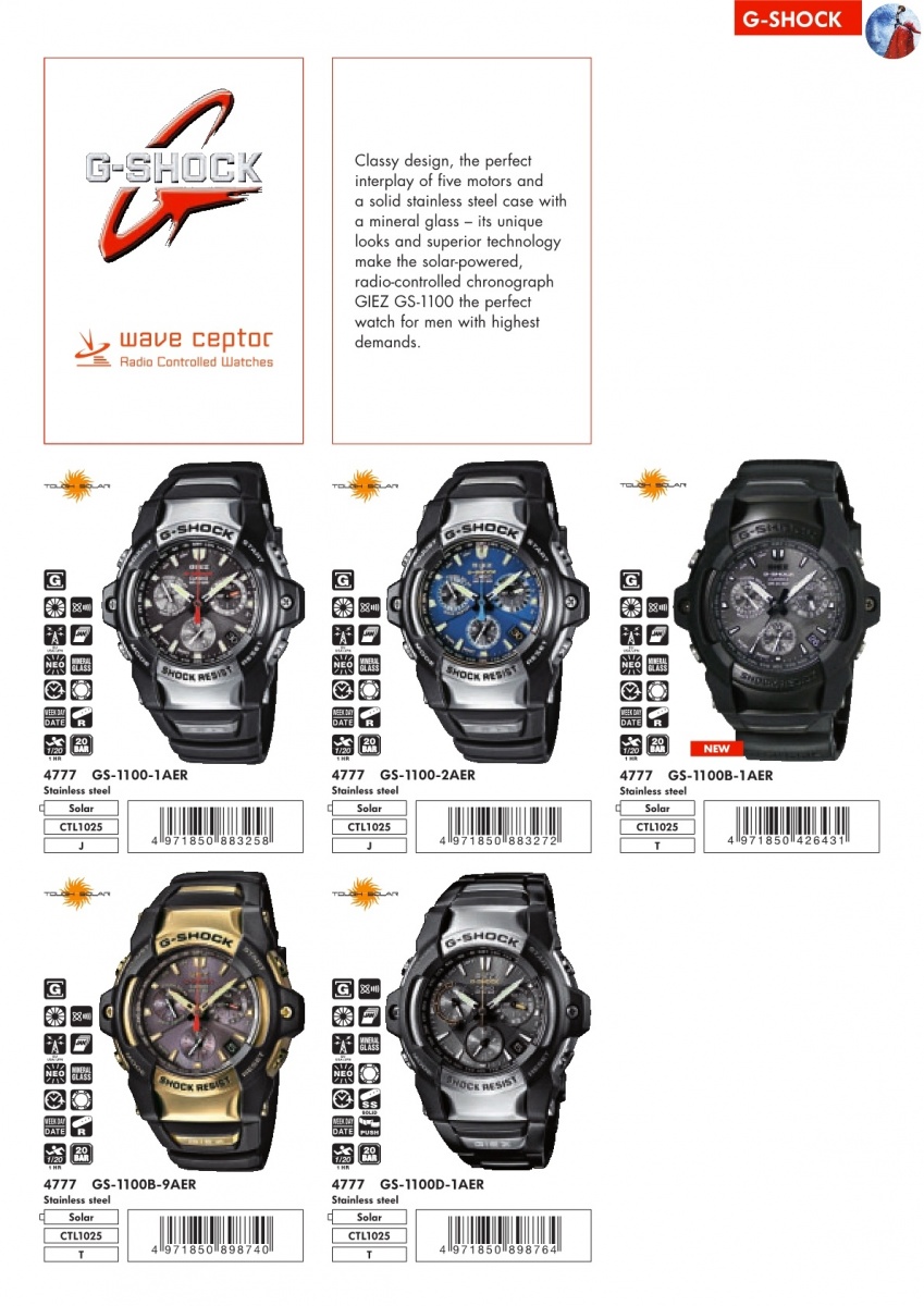 CASIO katalog  wiosna lato 2009 ang