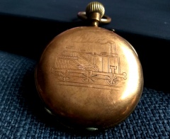 Lokomotywa - mosiądz 1