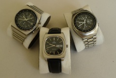OMEGA x 3 , Speedmaster 125 1973, Geneve PL 1977 i Speedmaster Mark 4.5 1982