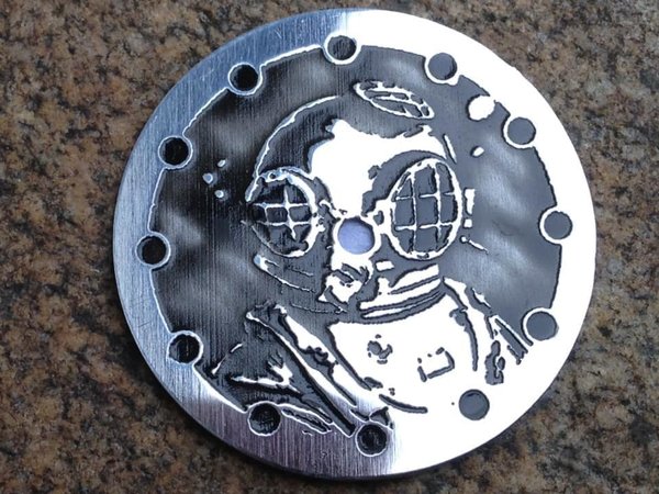 Diver helmet - steel