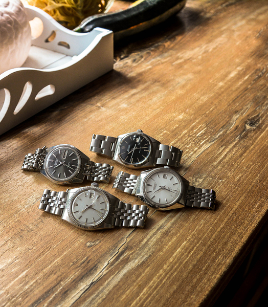 Rolex & Seiko on steel