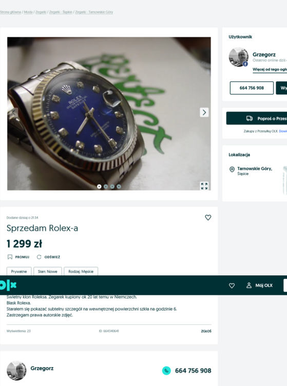 Screenshot_2021-03-14 Sprzedam Rolex-a Tarnowskie Góry • OLX pl(1).png