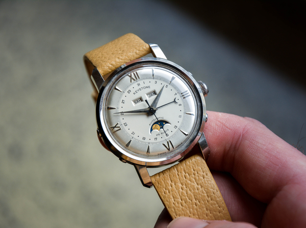 Keystone Triple Calendar Moonphase ~'60 Felsa cal. 693