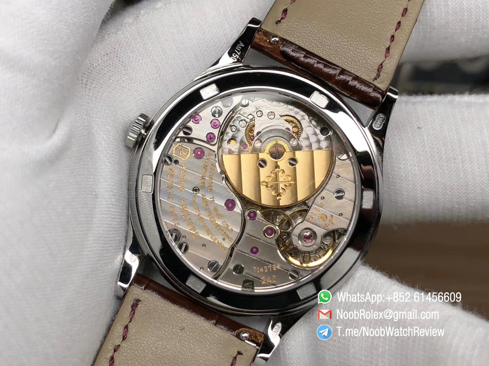 FLF-Best-Clone-Watch-Patek-Philippe-Calatrava-Bhutan-Textiles-5077P-102-on-Brown-Leather-Strap-A240-Micro-Rotor-07.jpg