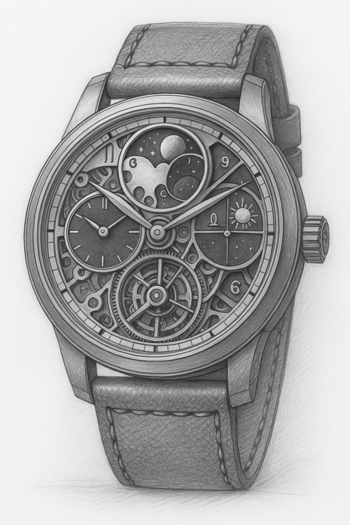 Szkic luksusowego zegarka mechanicznego.png